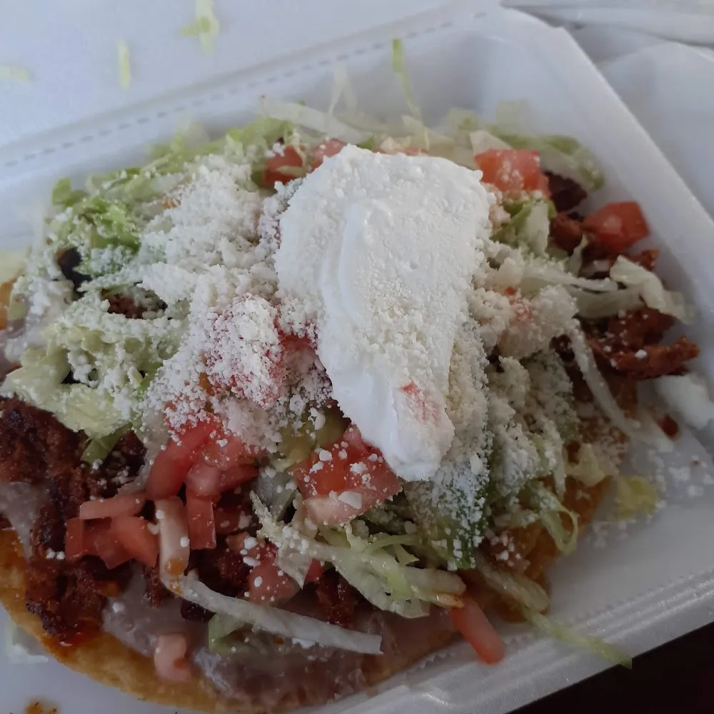 Mexican Sausage Tostada